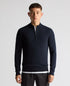 Remus Uomo 1/4 Zip Up Knitwear Navy