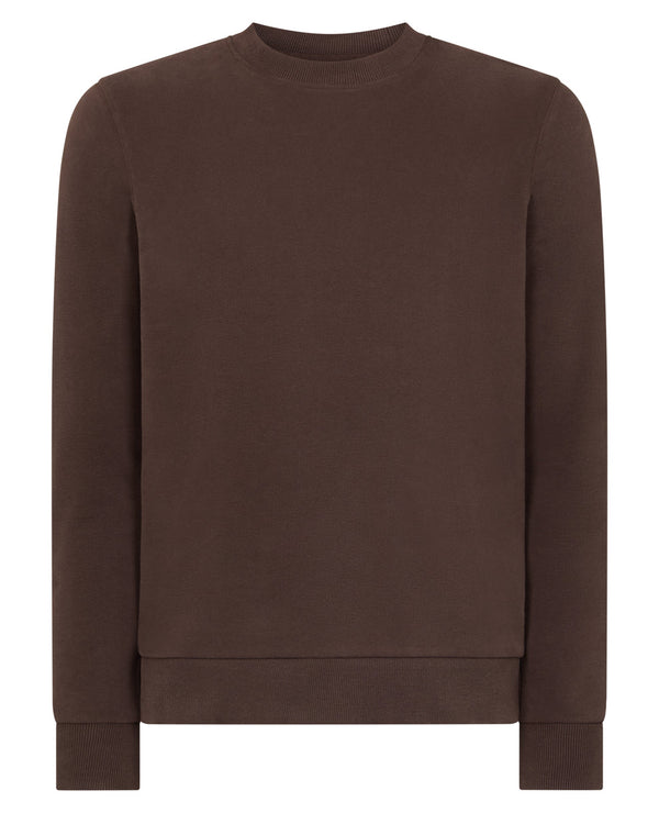 Remus Uomo Crew Neck Sweatshirt Brown