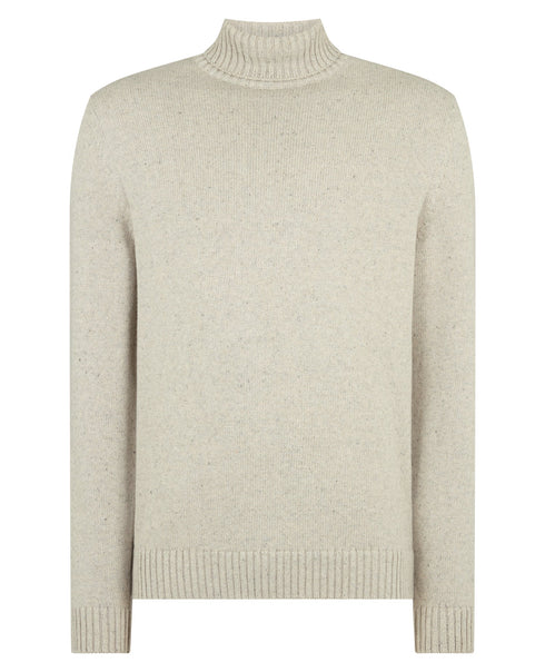 Remus Uomo Roll Neck Sweater Blue