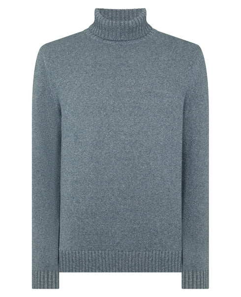 Remus Uomo Roll Neck Sweater Grey