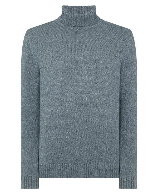 Remus Uomo Roll Neck Sweater Grey
