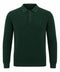 Remus Uomo L/S Knit Polo Shirt Green