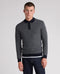 Remus Uomo L/S Knit Polo Shirt Navy