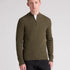 Remus Uomo 1/4 Zip Knitwear Green