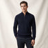 Remus Uomo 1/4 Zip Knitwear Navy