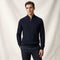 Remus Uomo 1/4 Zip Knitwear Navy