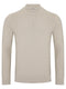 Remus Uomo Half Zip Knitwear Beige