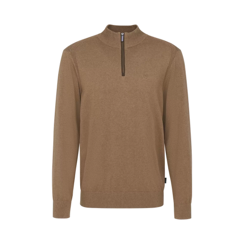 Bugatti Half Zip Knitwear Teal