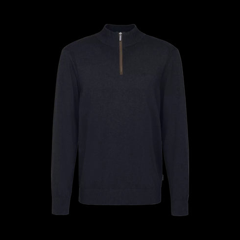 Bugatti Half Zip Knitwear Blue