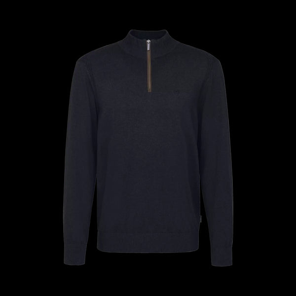 Bugatti Half Zip Knitwear Blue