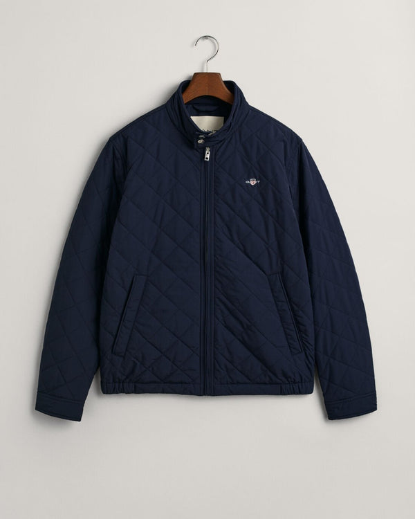 Gant Quilted Windcheather Jacket Navy