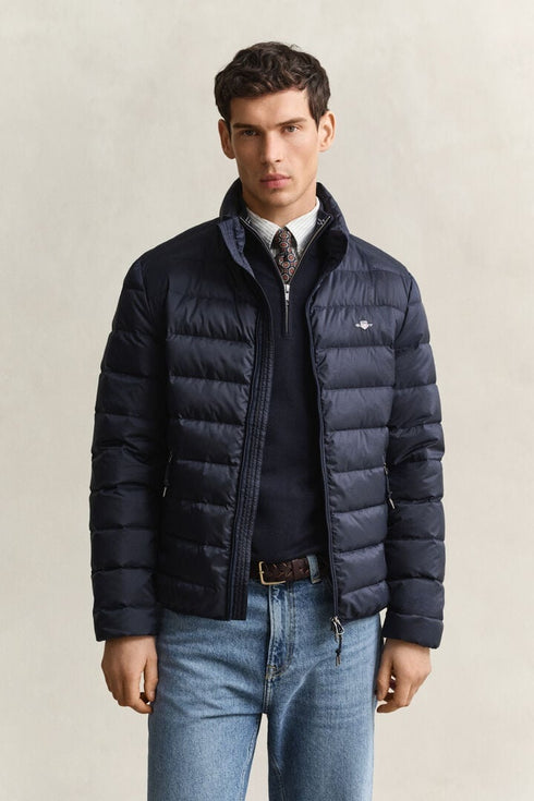 Gant Light Down Jacket Navy