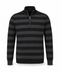 Bugatti Half Zip Cotton Knitwear Brown