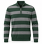 Bugatti Half Zip Cotton Knitwear Green