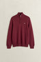 Gant Half Zip Knitwear Wine