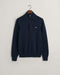 Gant Half Zip Knitwear Blue