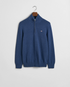 Gant Half Zip Knitwear Midblue