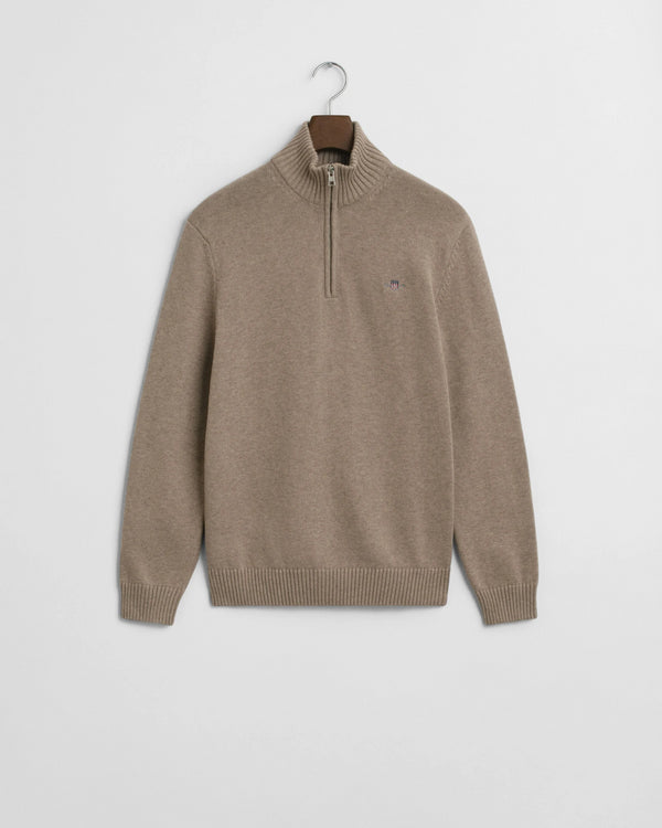 Gant Half Zip Knitwear Sand