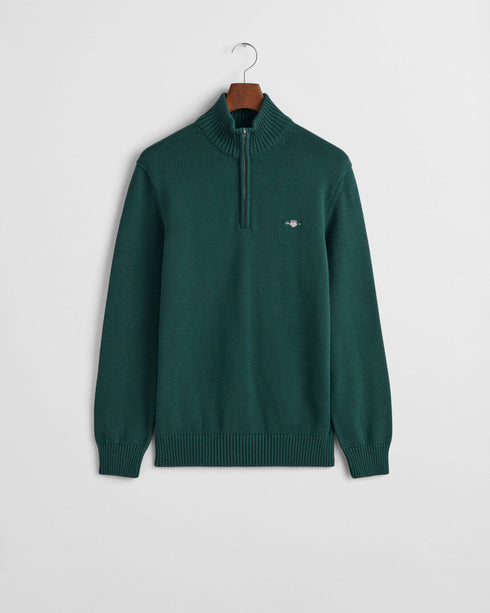 Gant Half Zip Knitwear Green
