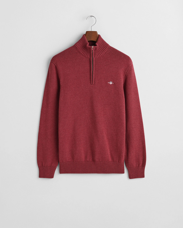 Gant Half Zip Knitwear Red