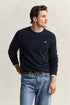 Gant Textured R/N Knitwear Navy