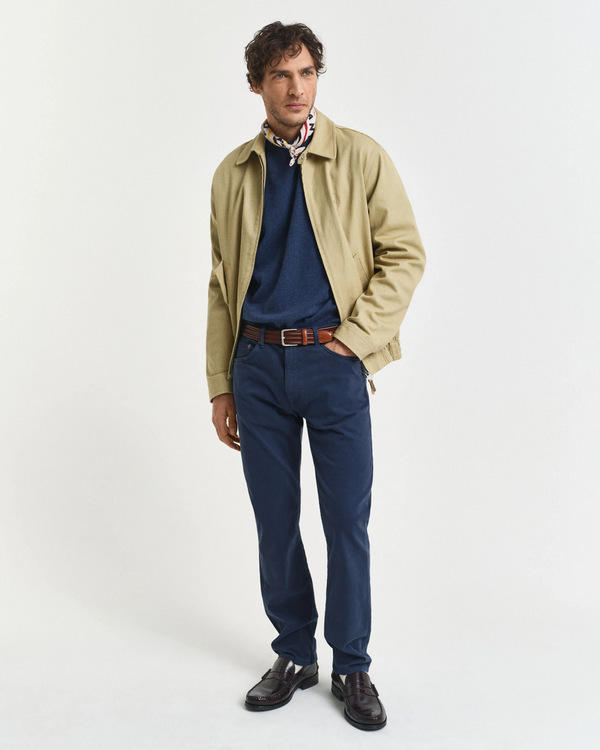 Gant Classic Cotton C/N Knitwear Blueblack