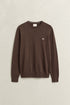 Gant Cotton C/N Sweater Brown
