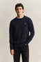 Gant Cotton C/N Sweater Navy