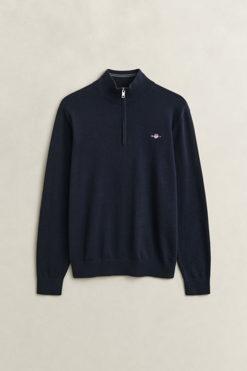 Gant Half Zip Knitwear Navy