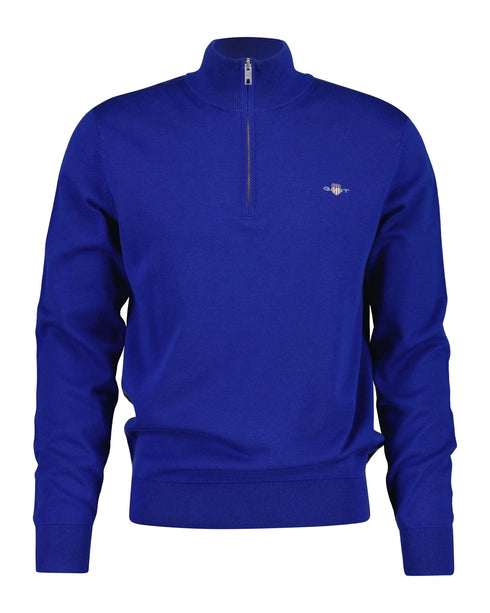 Gant Half Zip Knitwear Blue