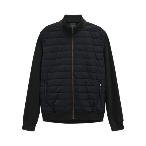 Bugatti Zip Up Knitted Jacket Navy