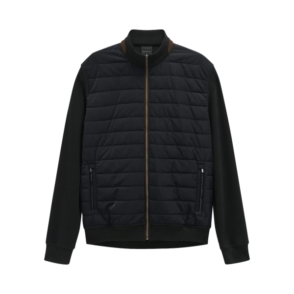 Bugatti Zip Up Knitted Jacket Navy