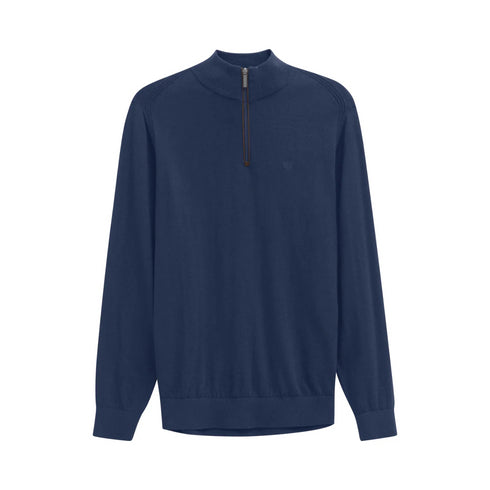 Bugatti Half Zip Knitwear Navy