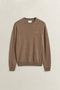 Gant Superfine Lambswool C/N Knitwear Brown