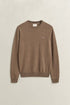 Gant Superfine Lambswool C/N Knitwear Brown