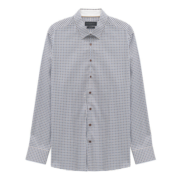 Bugatti Printed Shirt Blue