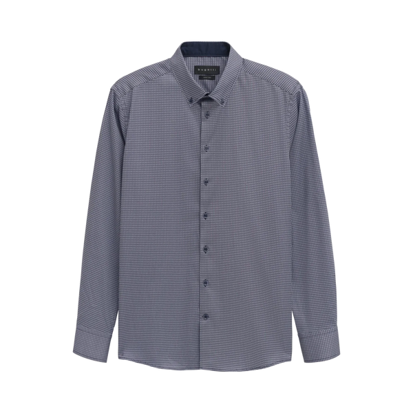 Bugatti Printed Shirt Navy