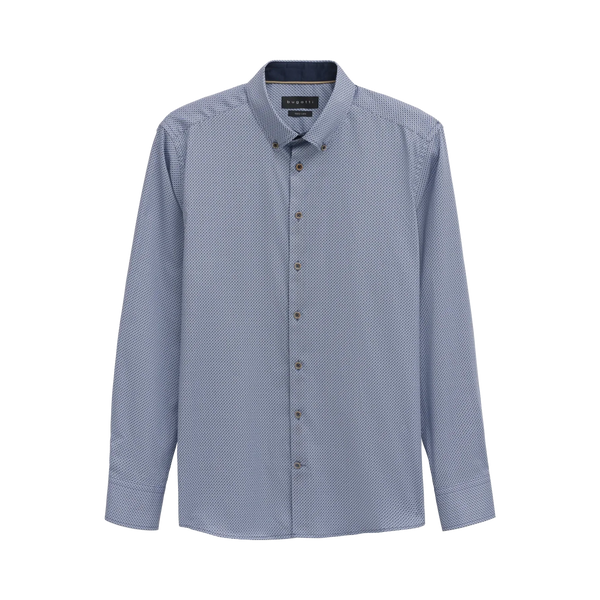 Bugatti Printed Shirt Blue