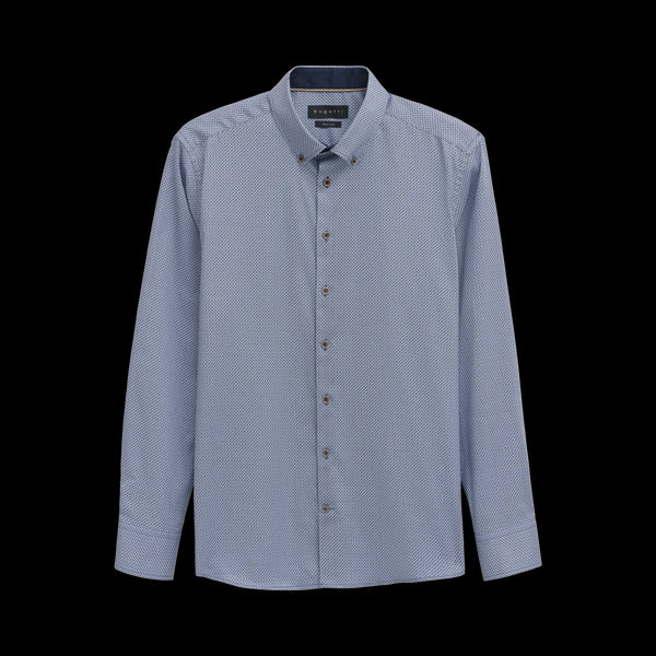 Bugatti Printed Shirt Blue