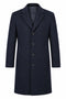 Daniel Grahame Wool Rich Coat Navy