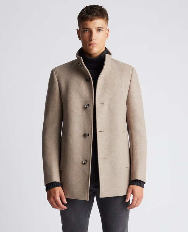 Remus Uomo Jonah Overcoat Beige