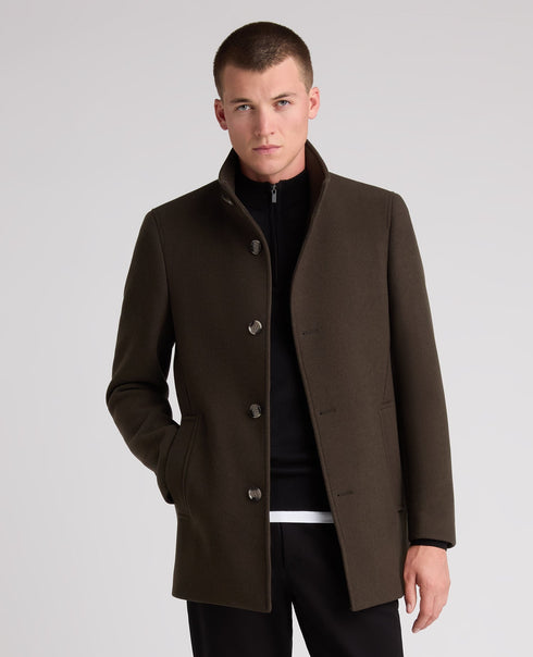 Remus Uomo Jonah Overcoat Moss