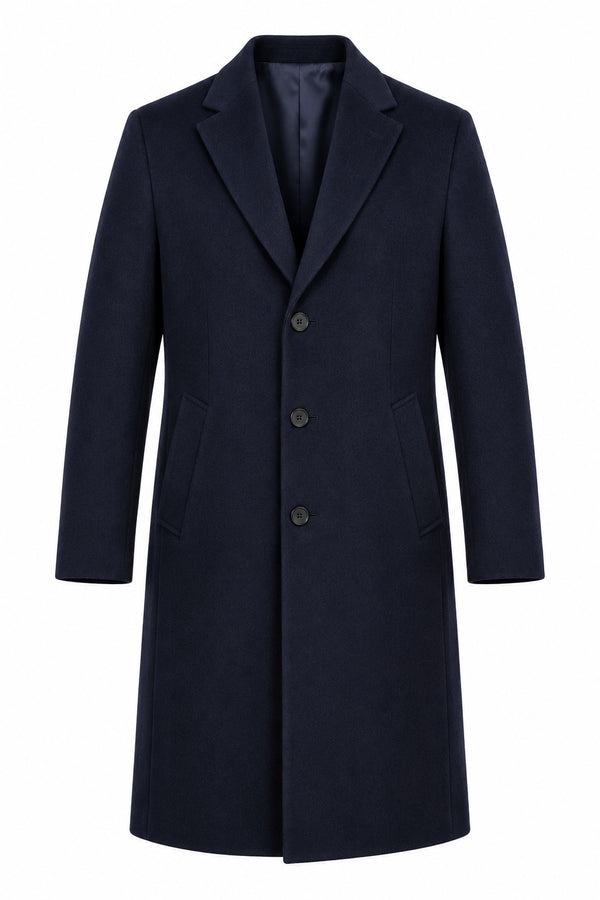 Daniel Grahame Bales Overcoat Navy