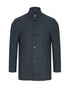 Daniel Grahame Watson Wool Overcoat Navy