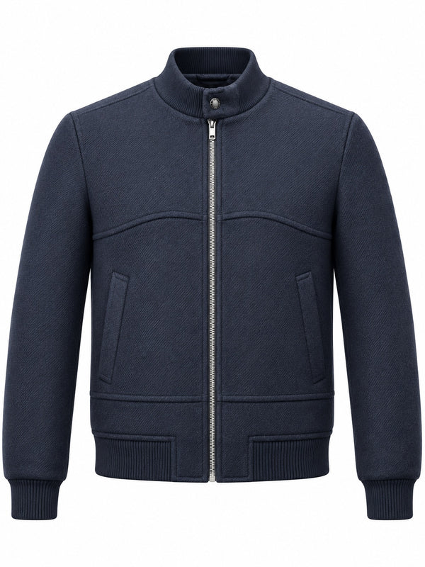 Remus Uomo Braxton Bomber Jacket Navy