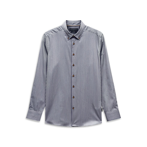 Bugatti Stripe Shirt Navy