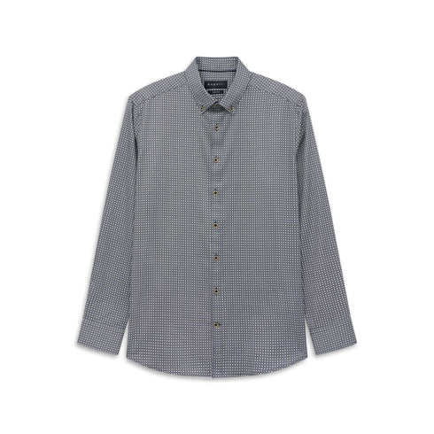 Bugatti Printed Shirt Beige
