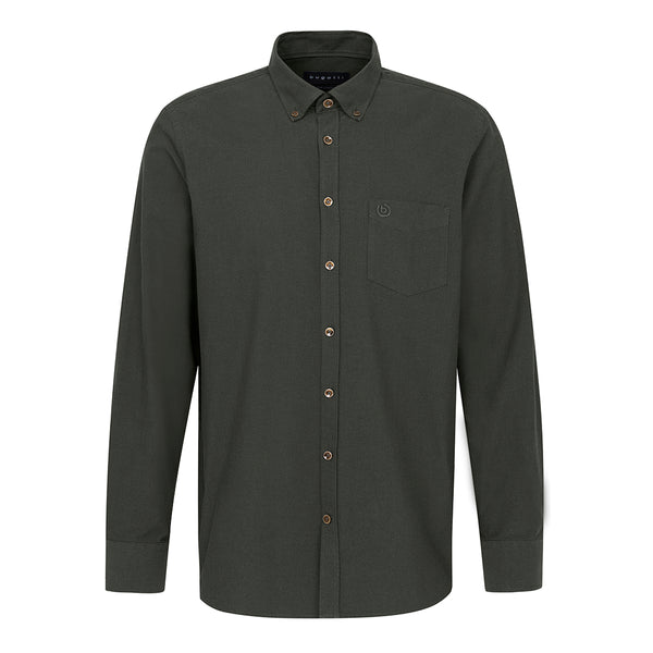 Bugatti Twill Shirt Green