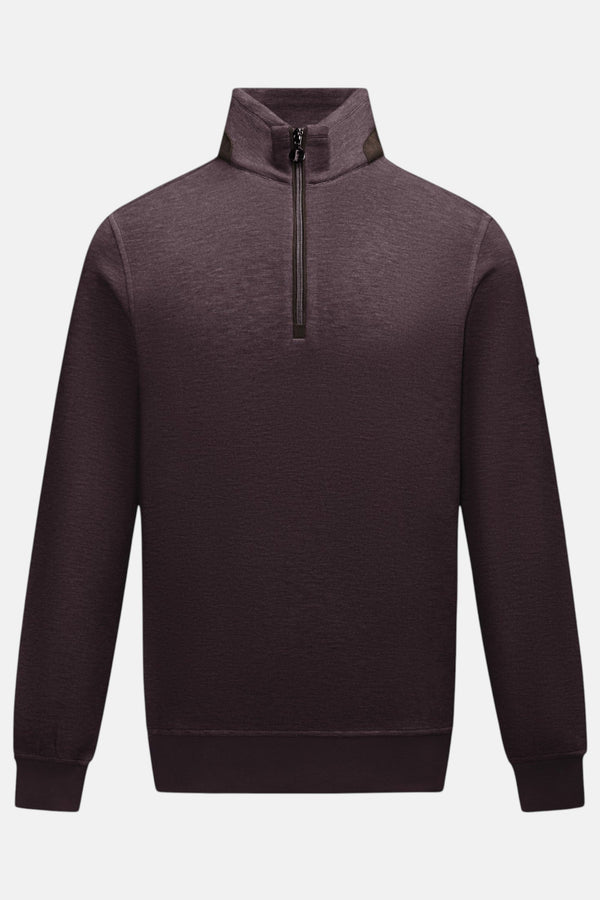6Th Sense Air 1/4 Zip Sweat Shirt Plum