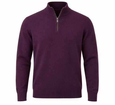 6Th Sense Air 1/4 Zip Sweat Shirt Plum